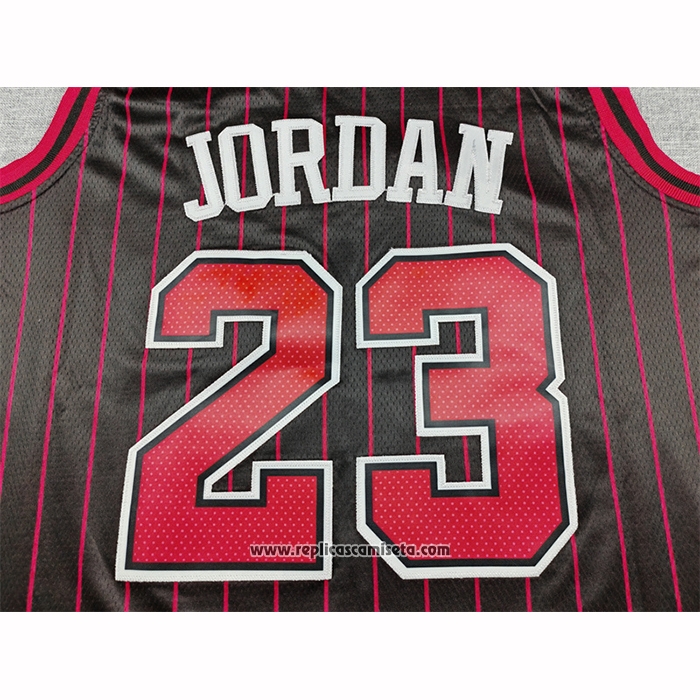 Camiseta Chicago Bulls Michael Jordan NO 23 Statement 2025-26 Negro